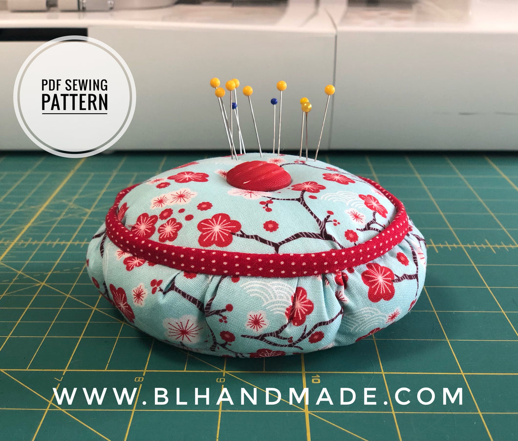 Pincushion With Container Sewing Pattern