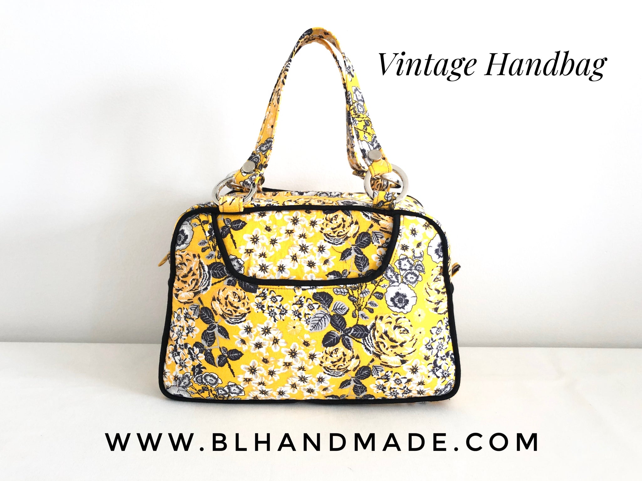 Handmade Floral Woven Women Bag with Yellow Accents Elena Handbags Long Handle Floral Design Straw Beach Tote main image 4