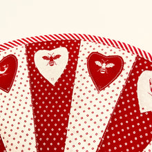 Load image into Gallery viewer, Quilt table topper, table topper, table top quilt, handmade table top cover. 
